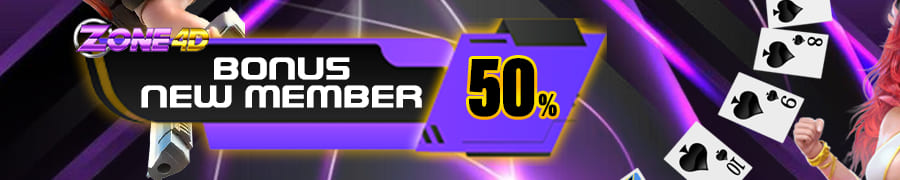 Bonus New Member 50%